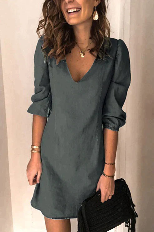 Sylis casual with elegant V neck