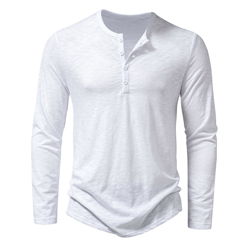Sylis Long sleeve shirt with buttonless V-neck and breathable fabric Heidi fashion