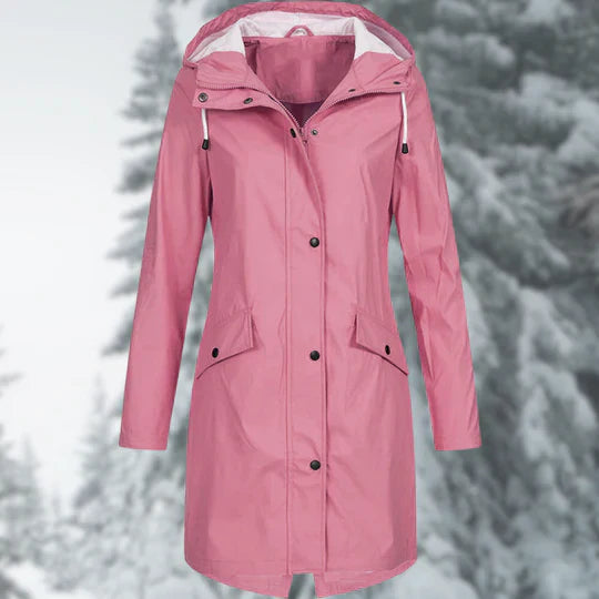 Fashionable long raincoat and waterproof Sylis