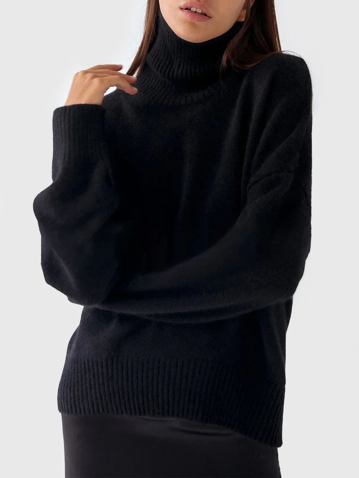 Sylis | Oversized casual turtleneck sweater