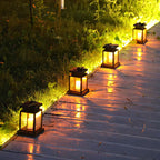 Modern Solar Star Candle ABS Waterproof LED Outdoor Lights