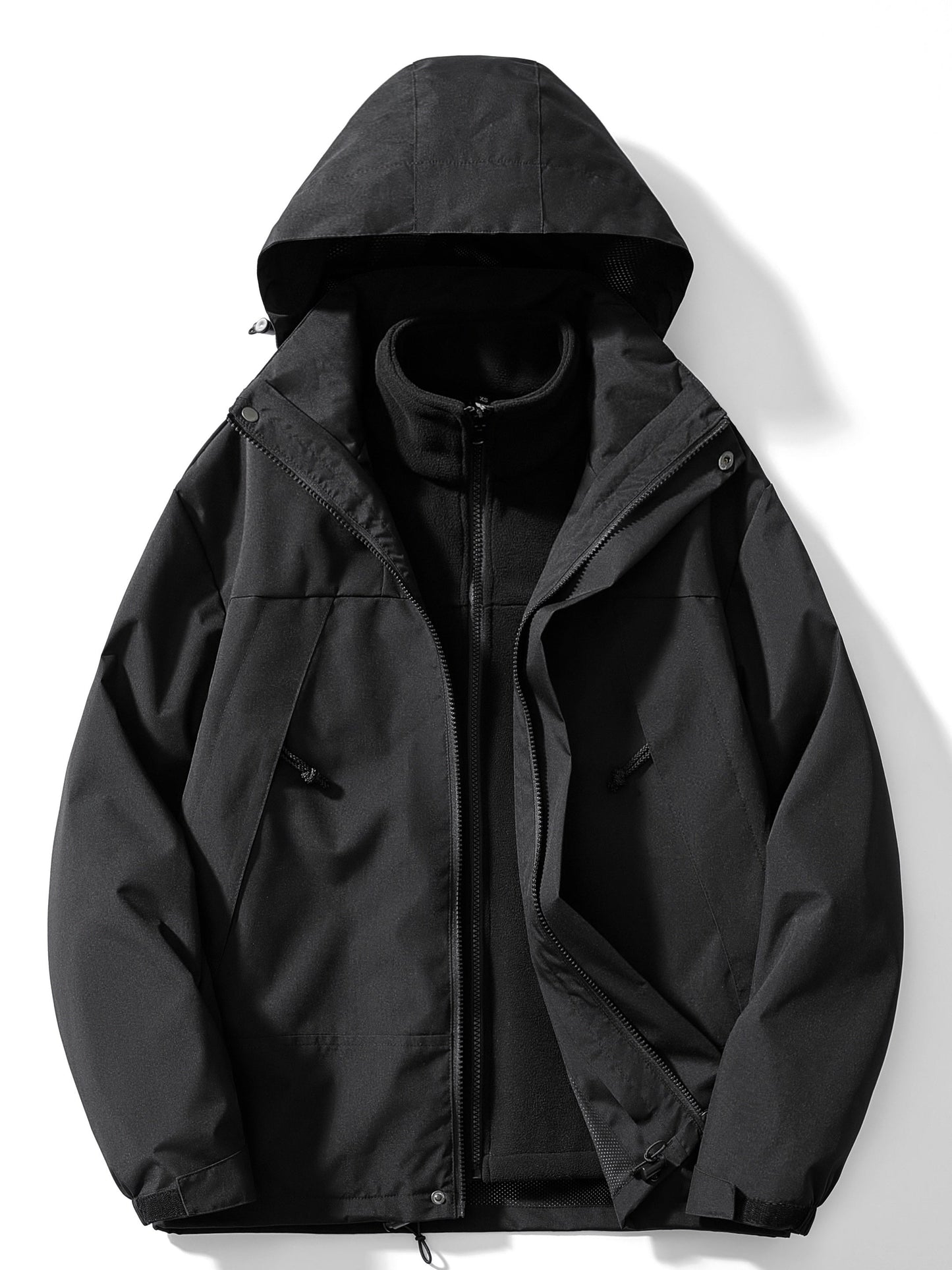 Sylis-Mode | 3-in-1 Fleece Winter jacket with hood for ladies