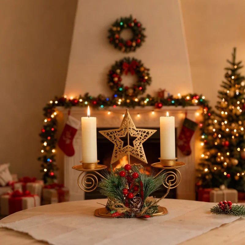 YuleGlow Candle Holder