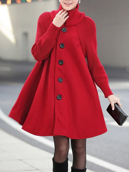 Sylis | Long coat in plus size