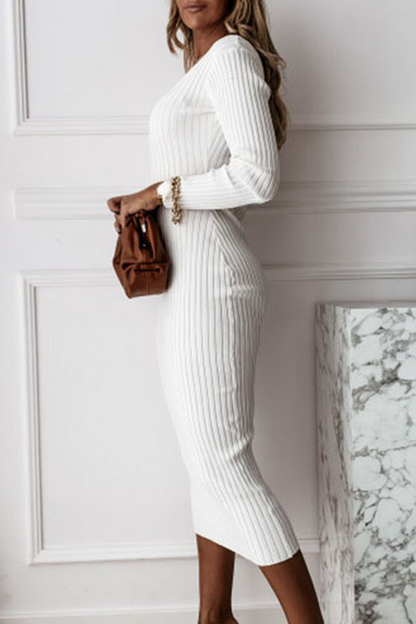 Sylis midi ribbed bodycon