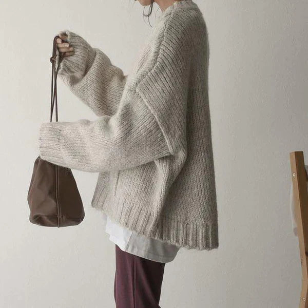 Sylis | Comfortable oversized pullover with pocket