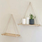 DecoShelf - Elegant Floating Shelf with Adjustable Rope