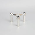 Creative three-legged candlestick hotel party dinner western restaurant candlestick alloy decorative ornaments