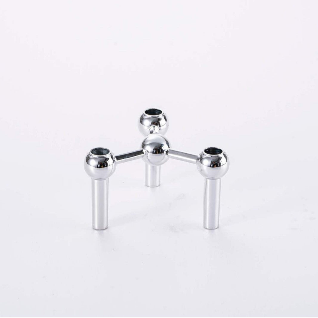 Creative three-legged candlestick hotel party dinner western restaurant candlestick alloy decorative ornaments