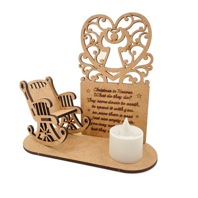 Christmas memorial candles ornament to remember loved ones