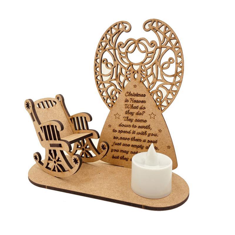 Christmas memorial candles ornament to remember loved ones