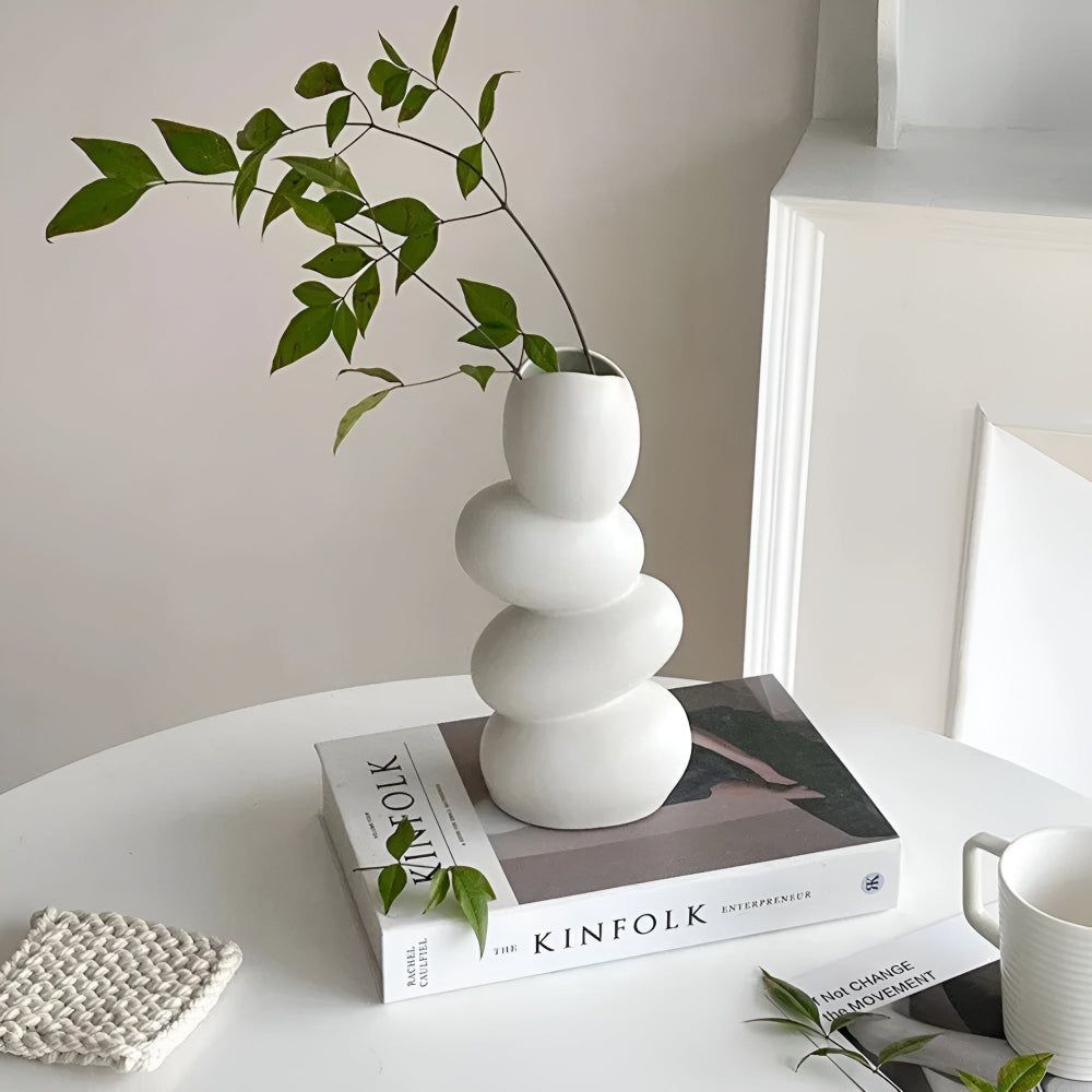 Large Egg-Shaped Modern Centerpiece Decoration