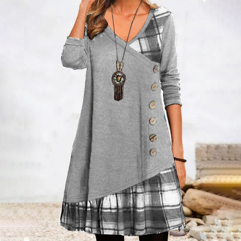 Sylis plaid long sleeve