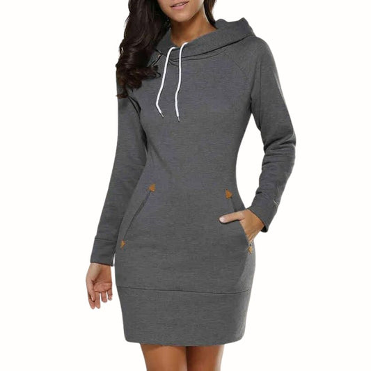 Casual hoodie sweatshirt with pockets