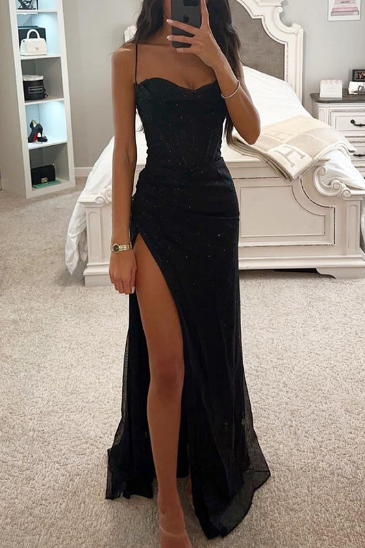 Sylis | Maxi dress with sequins and corset