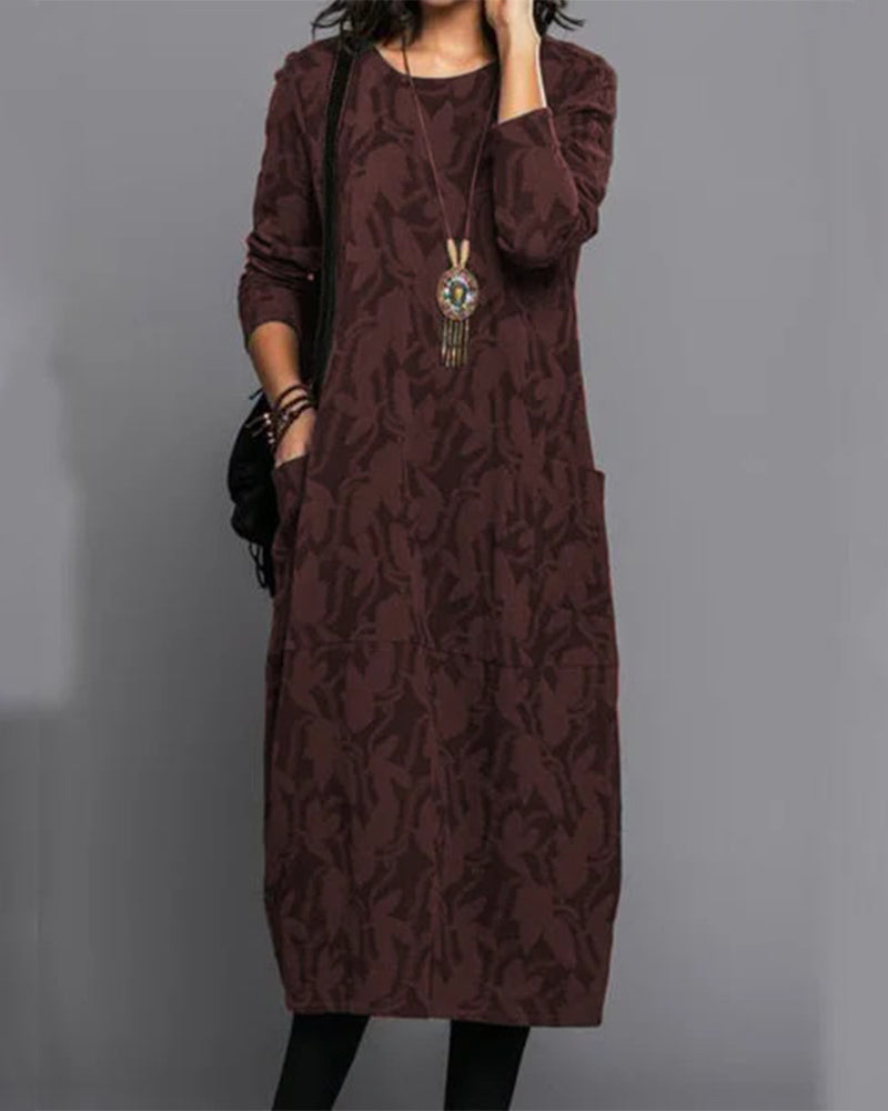 Sylis | Long sleeve sack dress