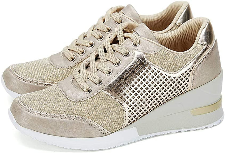 Sylis | High heel sneakers with wedge sole