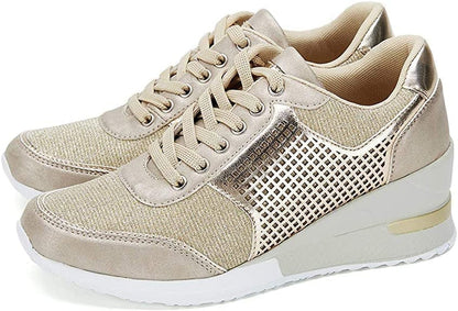Sylis | High heel sneakers with wedge sole