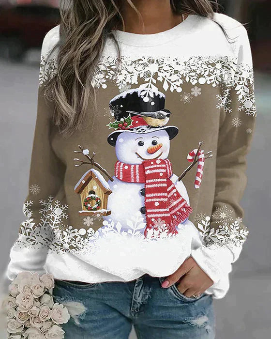 Sylis | Colored snowman pattern