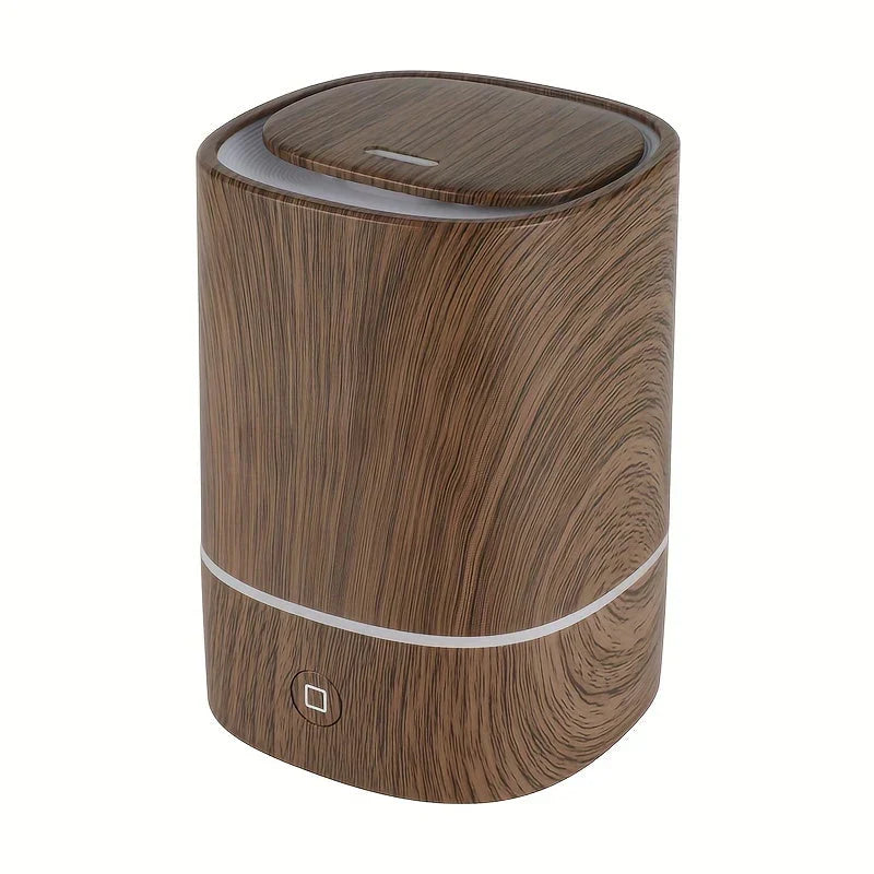 Ultrasonic Air Humidifier with Wood Look – Quiet Aroma Diffuser with LED & Automatic Shut-Off
