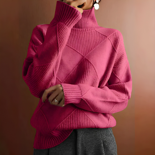 Warm and casual knit turtleneck Sylis