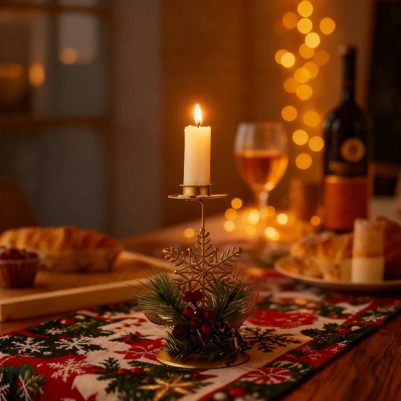 YuleGlow Candle Holder