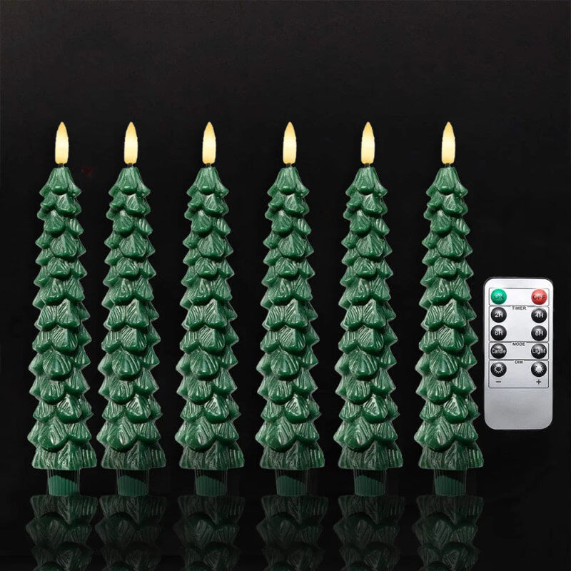 Pinecone & Tree LED Candles