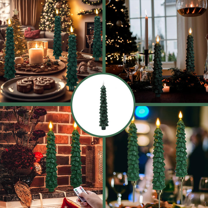 LED Christmas Tree Candles with Remote