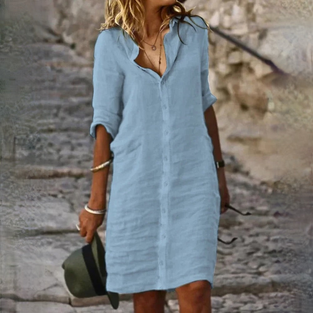Sylis | Lounge Dress - Elegant Leisure Dress for Women