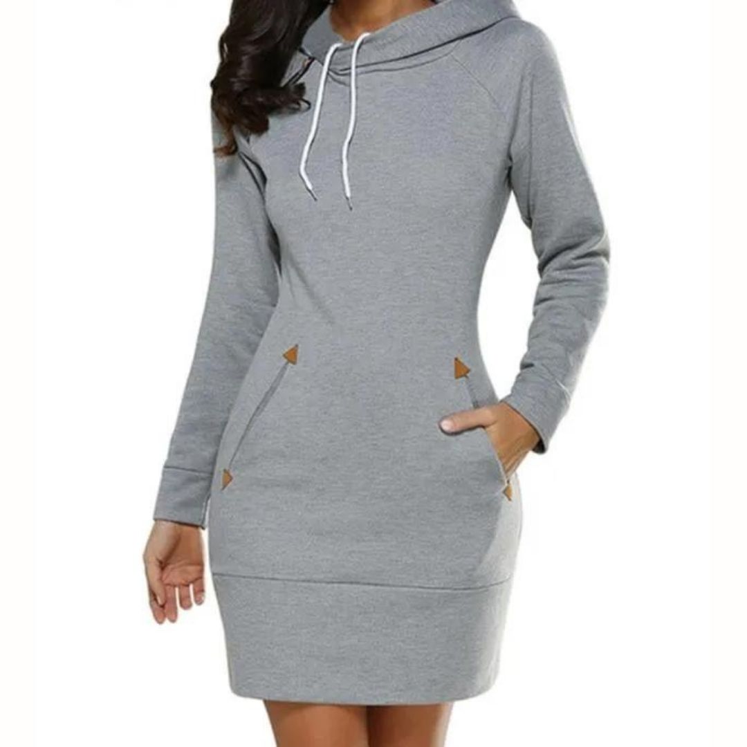 Casual hoodie sweatshirt with pockets