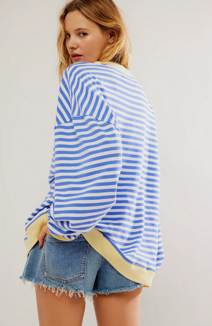 Sylis-Mode | Striped Oversized Sweater