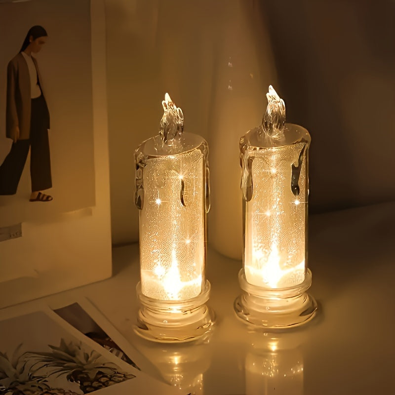Romantic LED Candle Set – Atmospheric Lighting for Indoor
