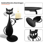Black Cat Candle Holder | Add a touch of mystique to your interior