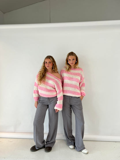 Sylis-Mode | Checkered knitted