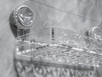 Bathroom Suction Cup No-Drill Wall-Mounted Shelf
