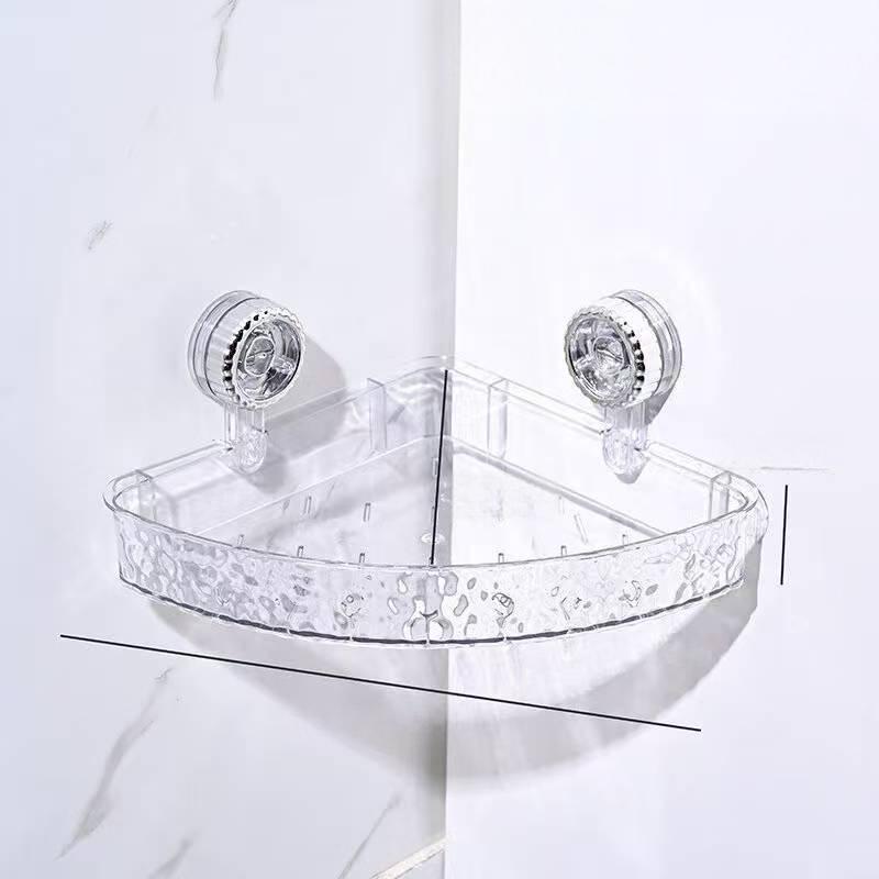 Bathroom Suction Cup No-Drill Wall-Mounted Shelf