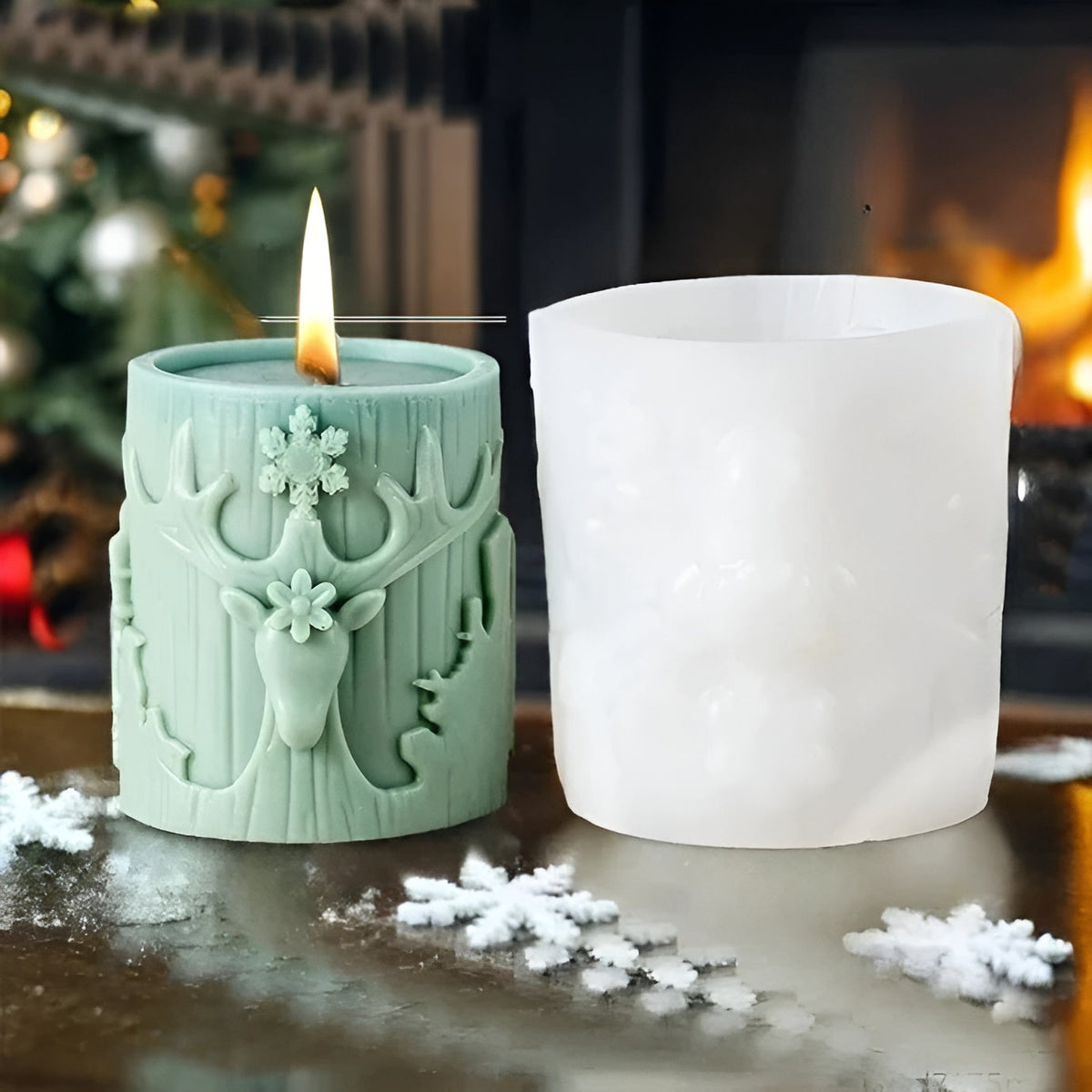 3D Silicone Candle Mold | Candle Casting Mold for Handmade Decorations