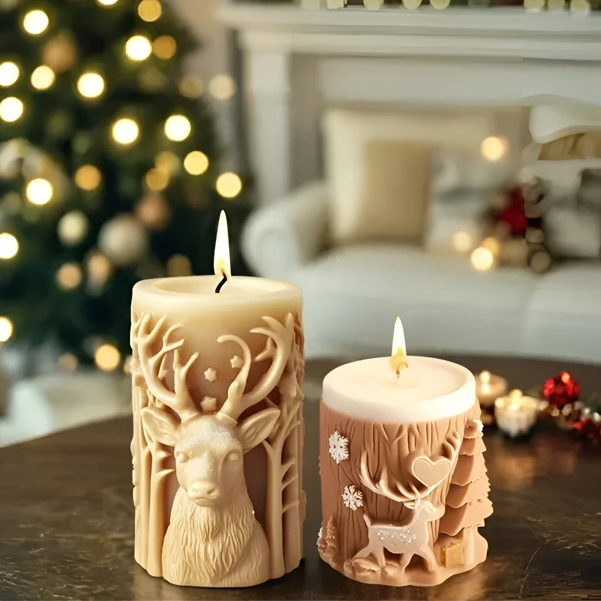 3D Silicone Candle Mold | Candle Casting Mold for Handmade Decorations