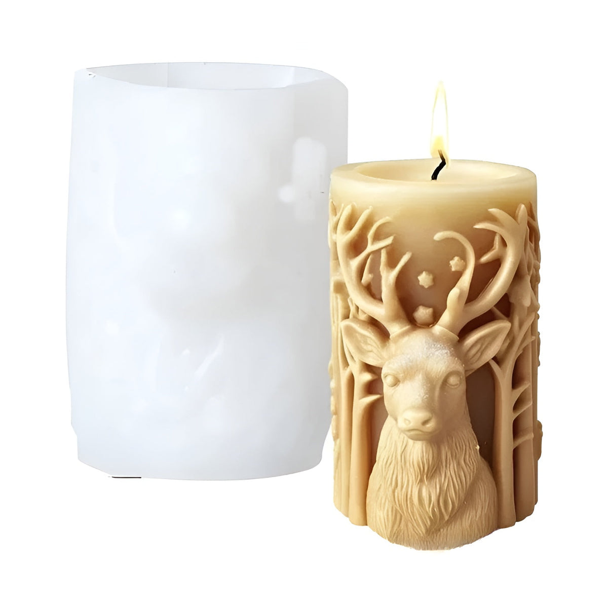 3D Silicone Candle Mold | Candle Casting Mold for Handmade Decorations