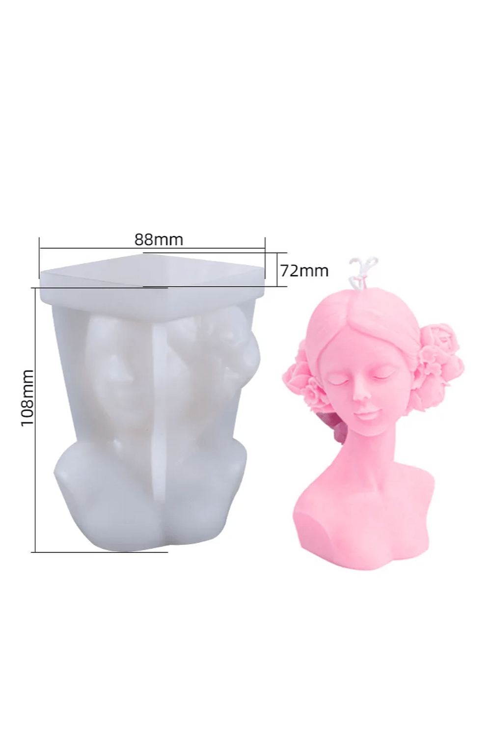 Head Candle Shape DIY