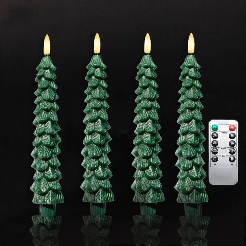 Pinecone & Tree LED Candles