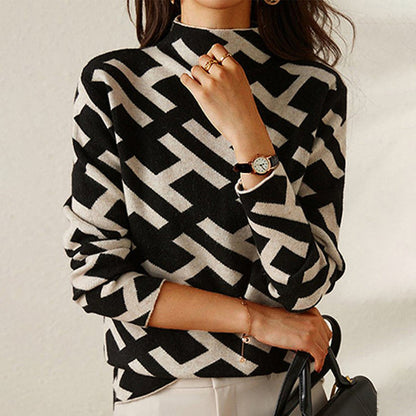 Sylis | Comfortable and beautiful geometric shape sweater