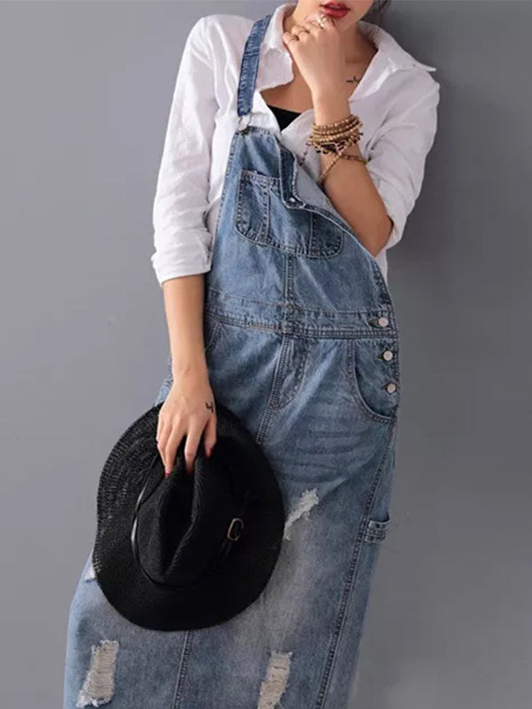 Sylis casual denim tank top