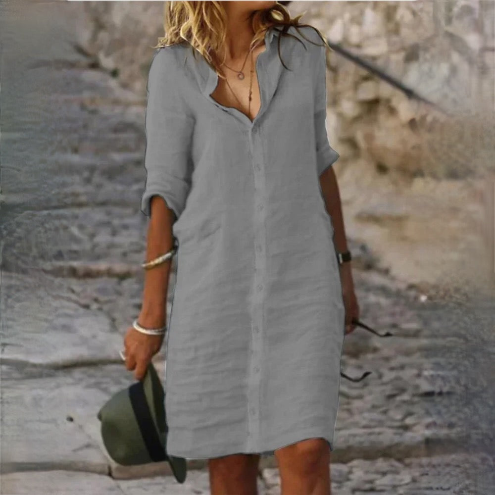 Sylis | Lounge Dress - Elegant Leisure Dress for Women