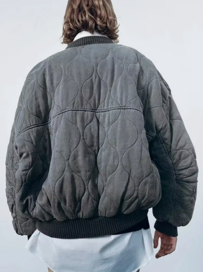 Sylis | Cotton jacket with round collar