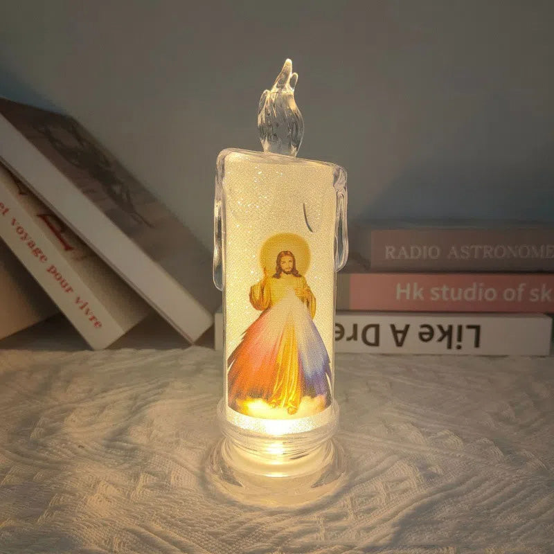 LED Prayer Candles without Flame