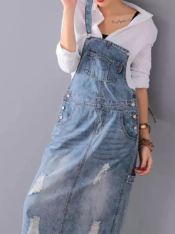 Sylis casual denim tank top