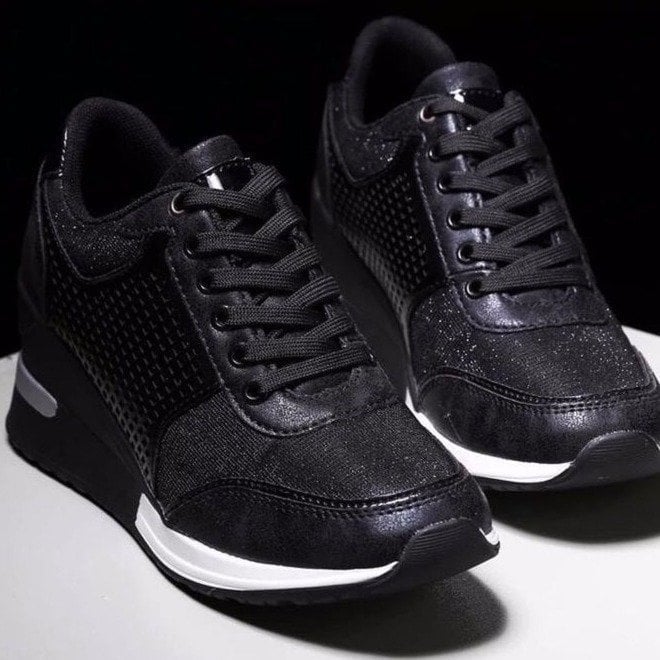 Sylis | High heel sneakers with wedge sole