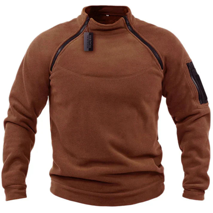 Sylis-Mode | Men's Fleece Zip-Up Pullover