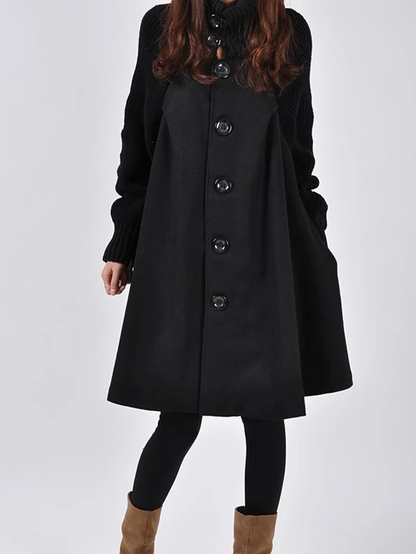 Sylis | Long coat in plus size